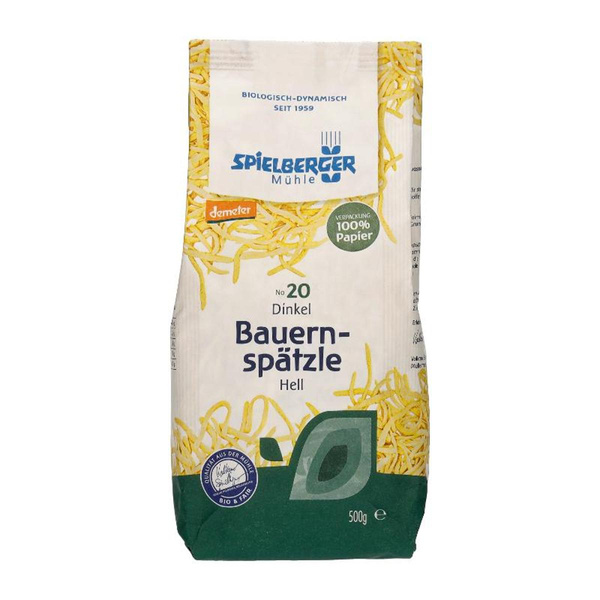 Produktfoto zu Dinkel Bauernspätzle Hell, Demeter