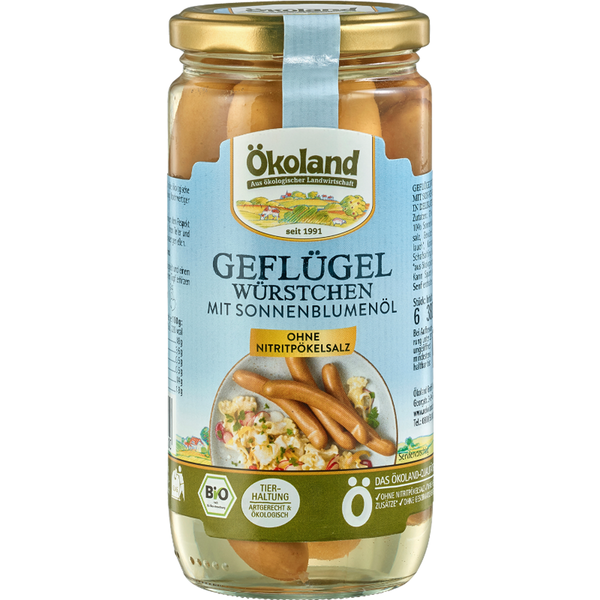 Produktfoto zu Geflügelwürstchen (Glas) 180g