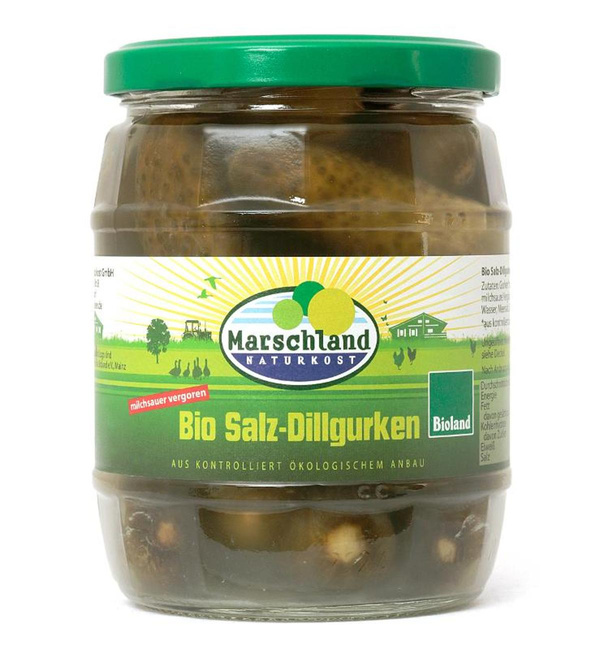 Produktfoto zu Salzdillgurken (Glas) (milchsauer) 580ml
