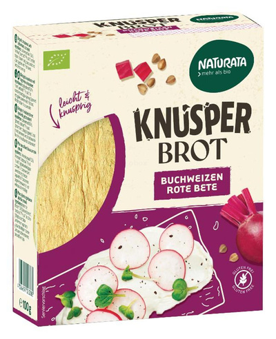 Produktfoto zu Knusperbrot Buchweizen & Rote Bete