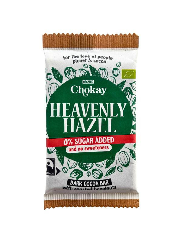 Produktfoto zu Chokay Bar Heavenly Hazel, Zartbitterschokolade