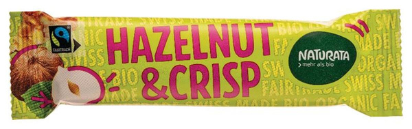 Produktfoto zu Hazelnut & Crisp Schokoriegel, Fairtrade