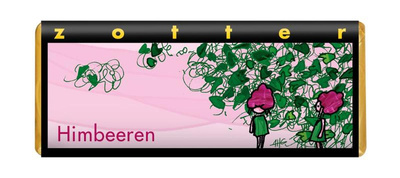 Produktfoto zu Himbeeren Schokolade 70g