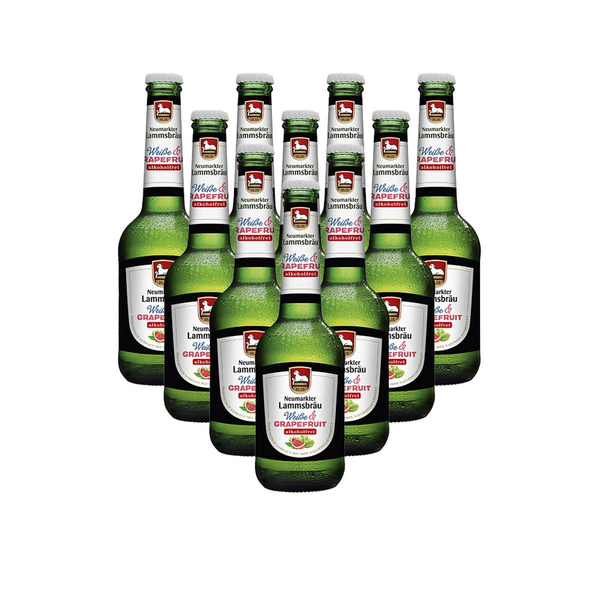 Produktfoto zu Lammsbräu Weiße Grapefruit alkoholfrei 10x 0,33l