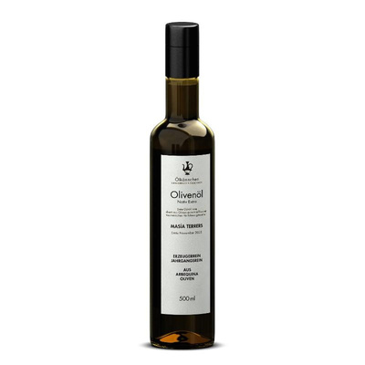 Produktfoto zu Ölkännchen Olivenöl  Masia Terrers Arbequina, Spanien 500ml
