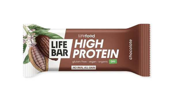 Produktfoto zu Lifebar High Protein Chocolate Riegel (Schokolade)