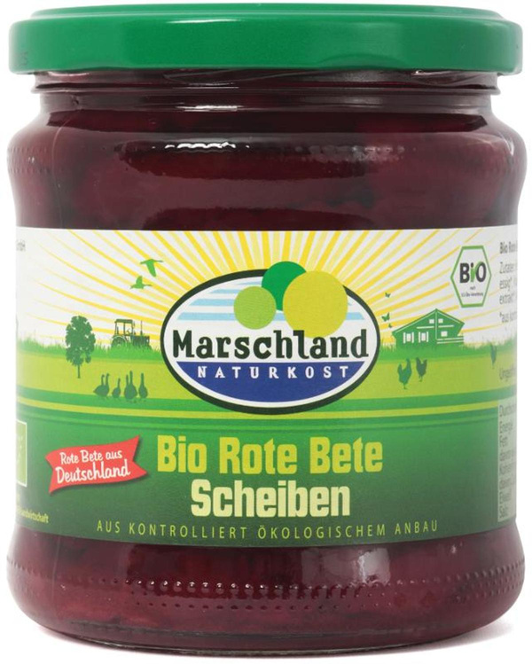 Produktfoto zu Rote Bete Scheiben Glas 370ml