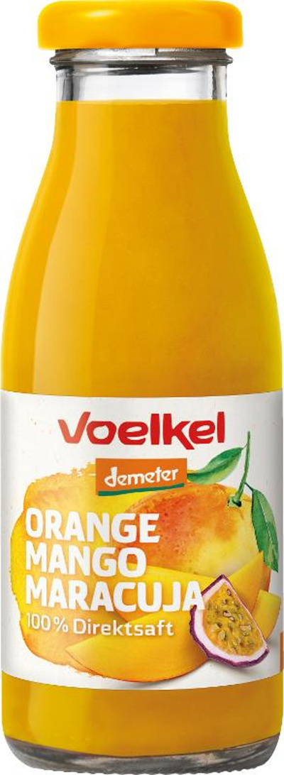 Produktfoto zu fair to go Orange Mango Maracuja (Glas) Demeter 0,25l