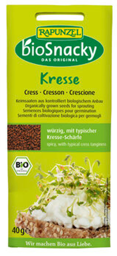 Produktfoto zu Keimsaat Kresse bioSnacky 40g