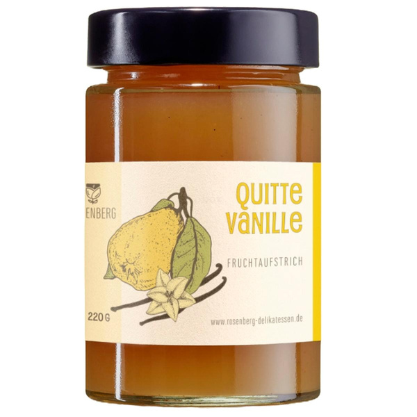 Produktfoto zu Fruchtaufstrich Quitte Vanille 230g
