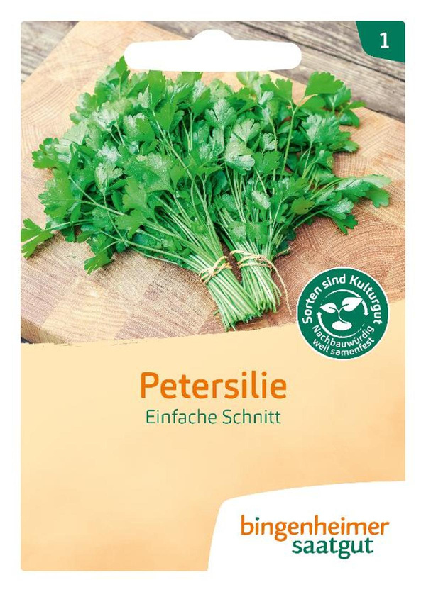 Produktfoto zu Saatgut Petersilie glatt, einfache Schnitt