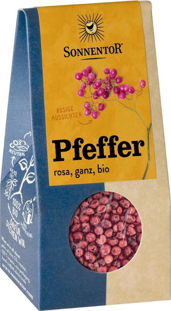 Produktfoto zu Pfeffer rosa ganz bio 20g