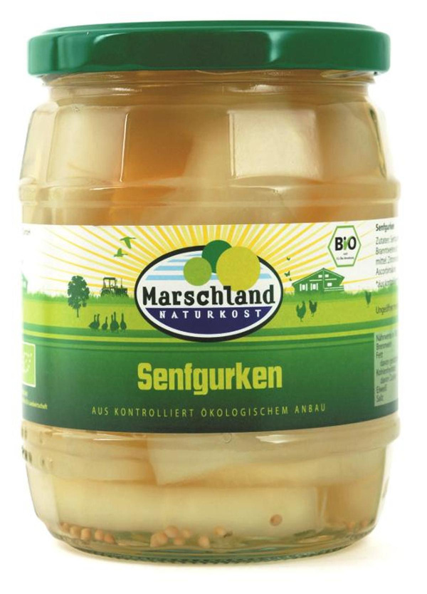 Produktfoto zu Senfgurken Glas 530g