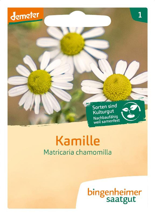 Produktfoto zu Saatgut Kamille