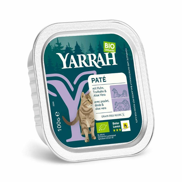 Produktfoto zu Katzenfutter Schale Pastete Huhn &Truthahn, getreidefrei 16x100g