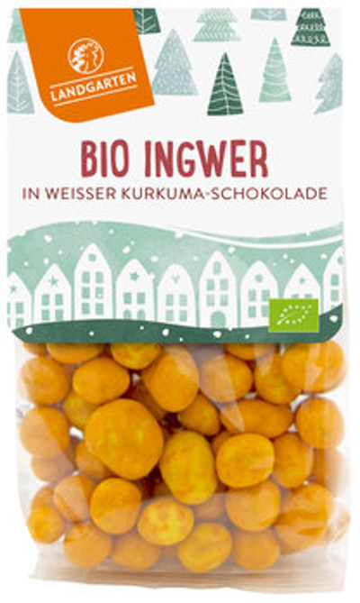 Produktfoto zu Ingwer in Kurkuma Schokolade 150g