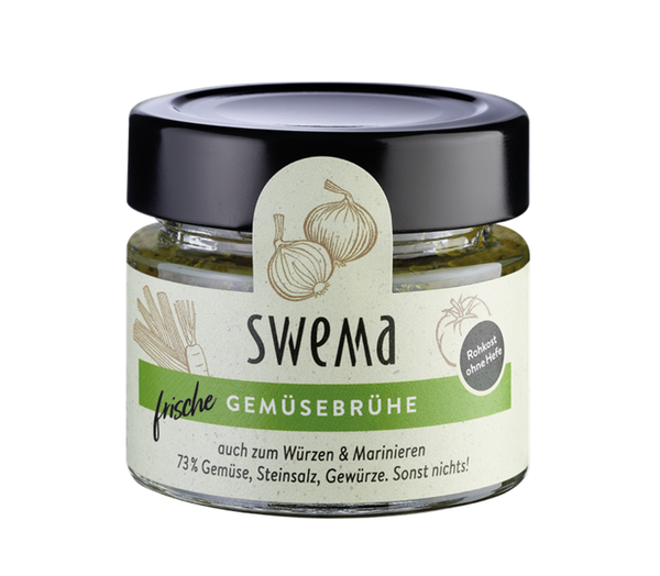 Produktfoto zu Gemüsebrühe, roh und hefefrei SweMa 85g