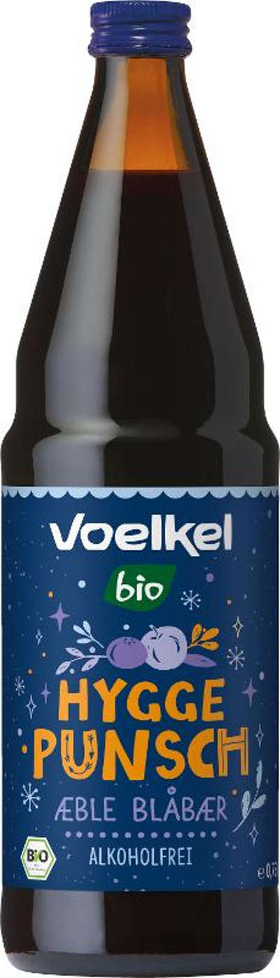 Produktfoto zu Hygge Punsch - Apfel-Blaubeere, Alkoholfrei Kiste 6x 0,75l