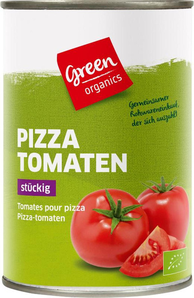 Produktfoto zu green Pizza Tomaten gewürfelt (Dose) 400g