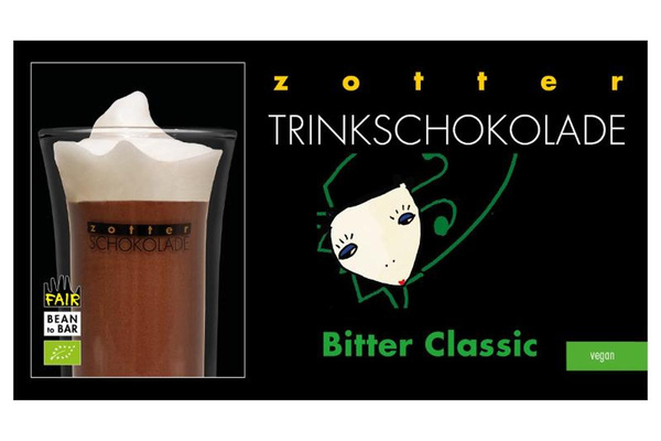 Produktfoto zu Trinkschokolade BitterClassic von Zotter