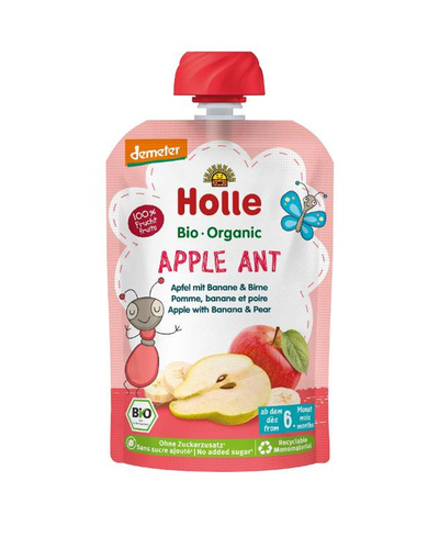 Produktfoto zu Apple Ant - Pouchy Apfel & Banane mit Birne