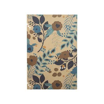 Produktfoto zu Notizbuch Floral braun
