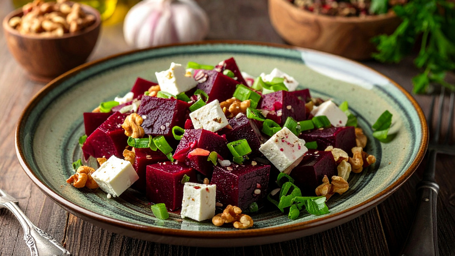 Rezeptbild für Rote Bete-Salat mit Feta