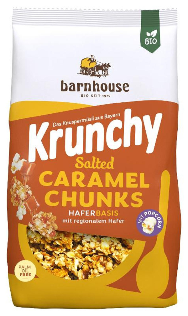 Produktfoto zu Krunchy Salted Caramel Chunks mit Popcorn