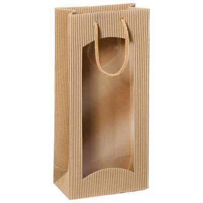 Produktfoto zu Tasche Wein natur 2er
