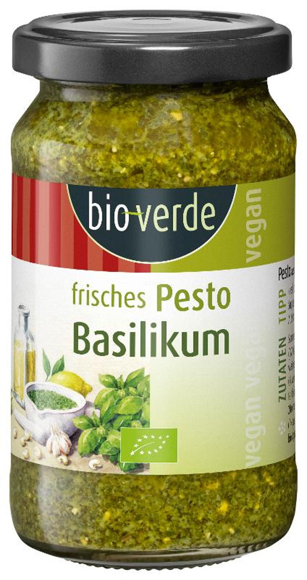 Produktfoto zu Frisches Pesto Basilikum vegan 165g