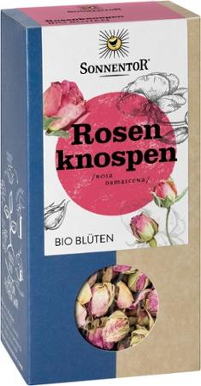 Produktfoto zu Rosenblüten Knospen Tee lose 30g