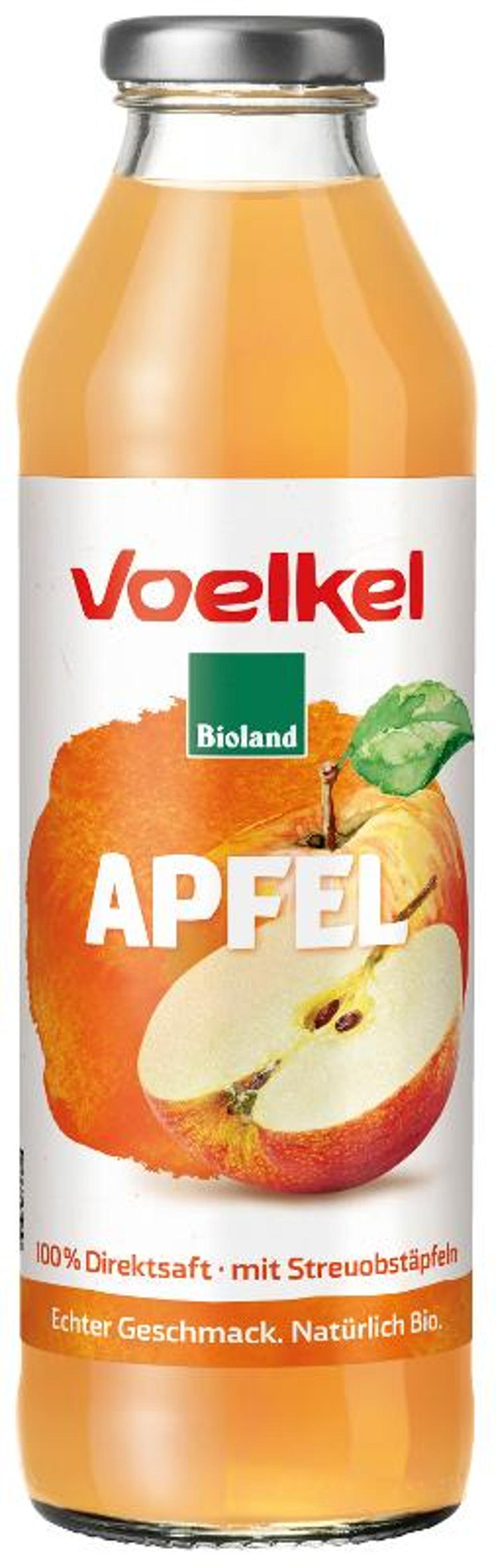 Produktfoto zu Heimischer Apfel 100% Direktsaft Bioland Streuobst 0,5L