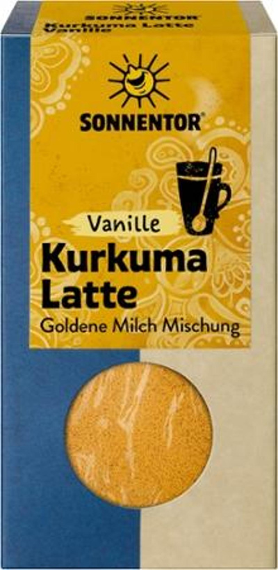 Produktfoto zu Trink-Kurkuma-Latte Vanille - Goldene Milch