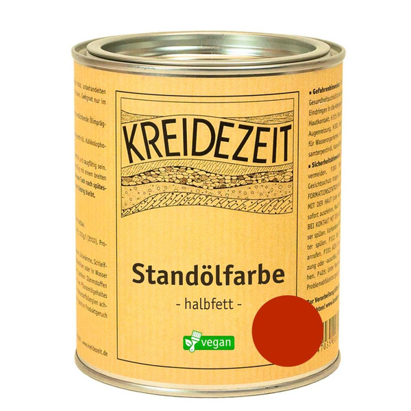 Produktfoto zu Standölfarbe halbfett 0,75l -englischrot-