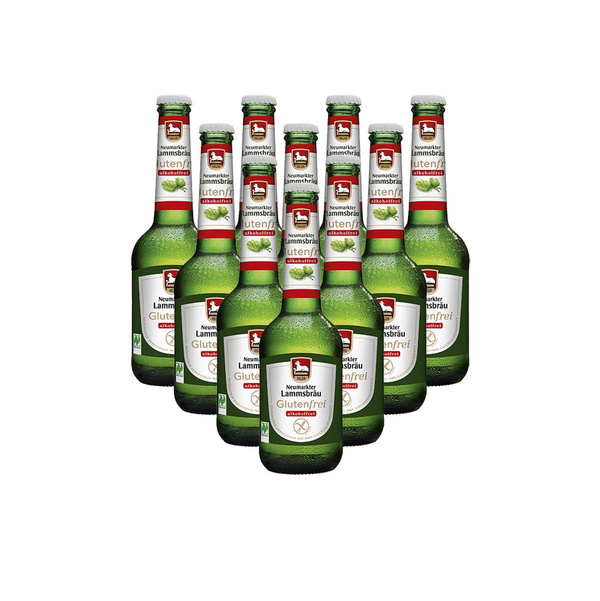 Produktfoto zu Lammsbräu glutenfrei,alkoholfrei Kiste 10x0,33l