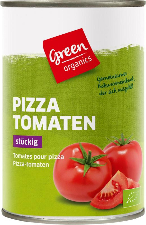 Produktfoto zu green Pizza Tomaten gewürfelt (Dose) 400g