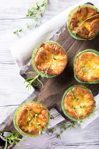Rezeptbild für Lauch und Gouda Mini-Quiches