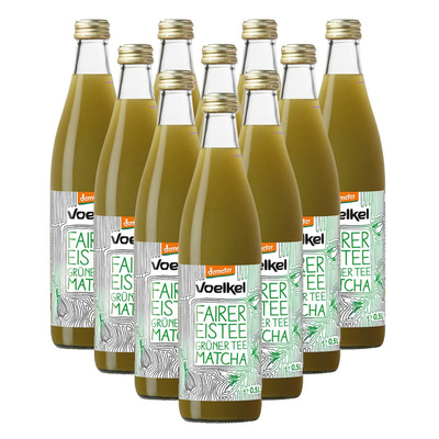 Produktfoto zu Fairer Eistee Matcha Kiste 10x0,5l