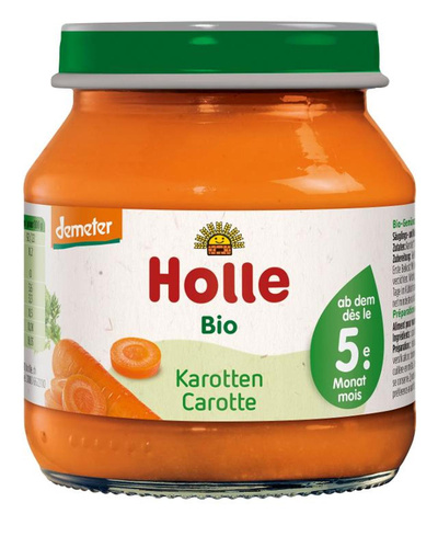 Produktfoto zu Babynahrung Karotten, demeter