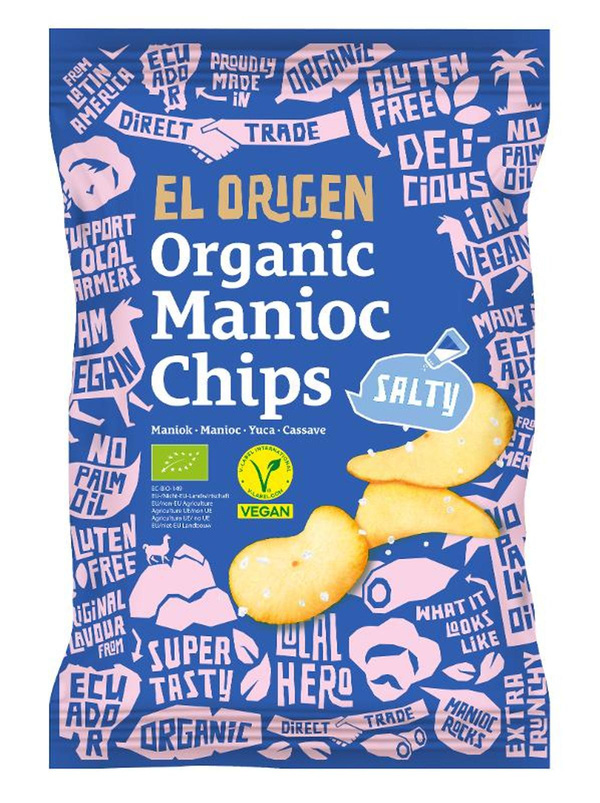 Produktfoto zu Maniok Chips mit Meersalz