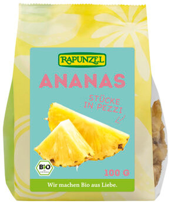 Produktfoto zu Ananas Stücke 100g