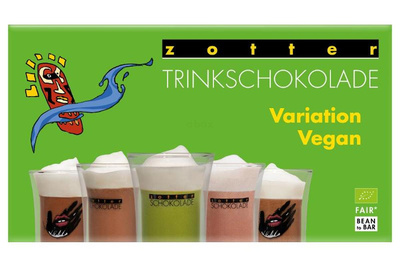 Produktfoto zu Trinkschokolade Variation Vegan von Zotter