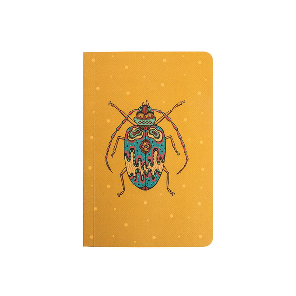 Produktfoto zu Notizbuch Käfer gelb