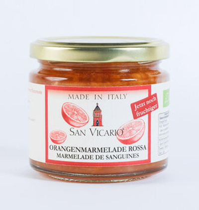 Produktfoto zu Orangenmarmelade rossa 240g