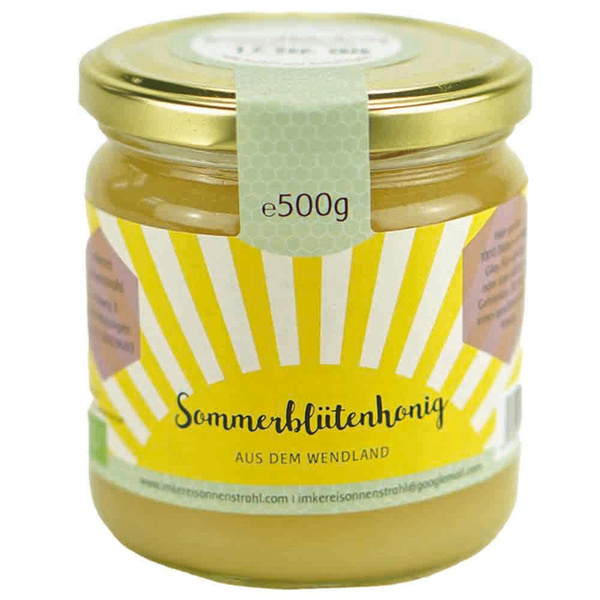 Produktfoto zu Sommerblütenhonig Imkerei Sonnenstrahl