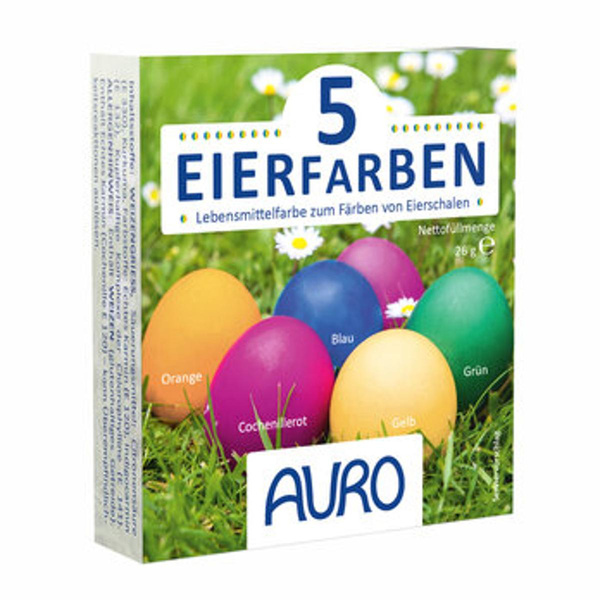 Produktfoto zu Natur Ostereier-Farben (5 Farben)