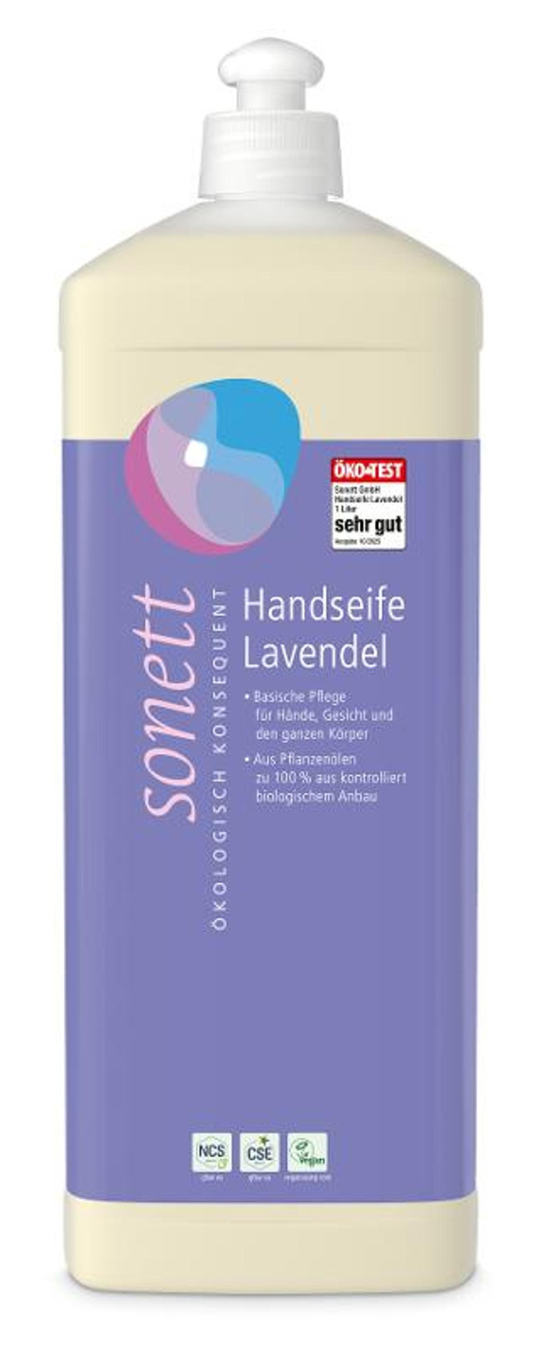 Produktfoto zu Handseife Lavendel Nachfüllflasche 1l