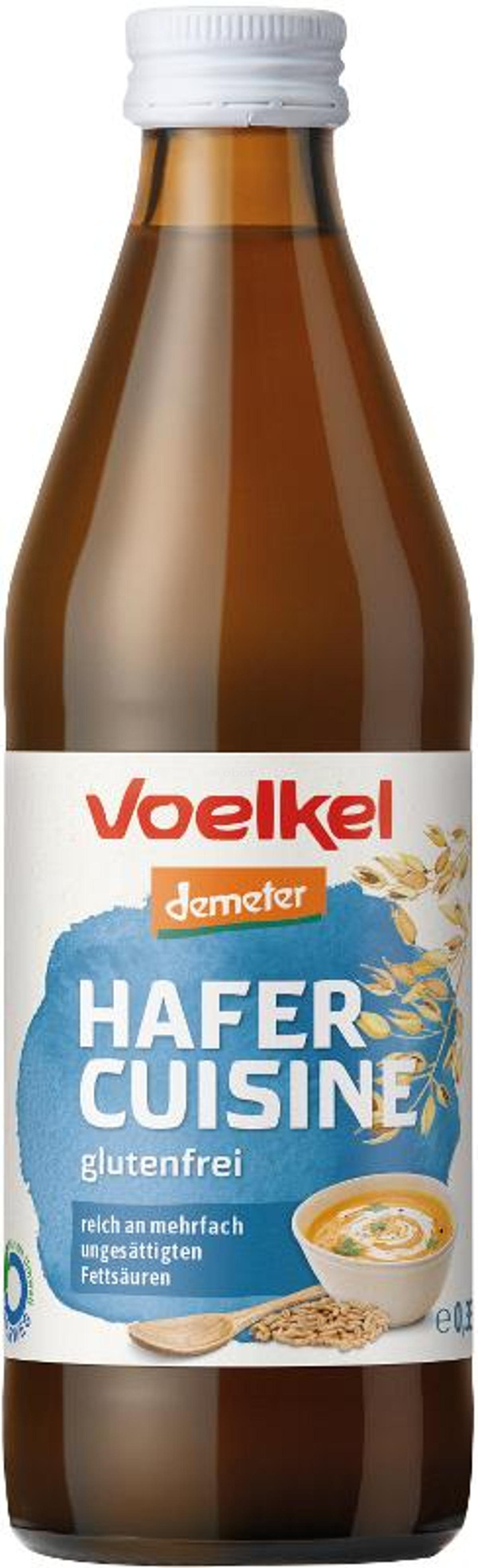 Produktfoto zu Hafer Cuisine, 15% Fett, Demeter, 0,33l (Pfand-Fl.)