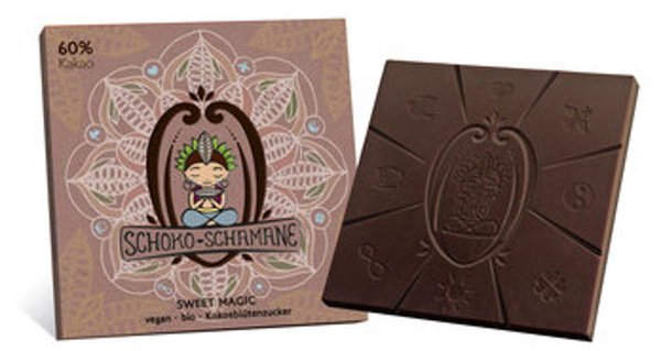 Produktfoto zu Schokolade Schoko Schamane 60% Kakao