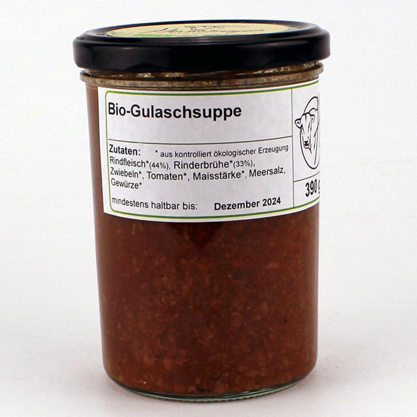 Produktfoto zu Gulaschsuppe  390g